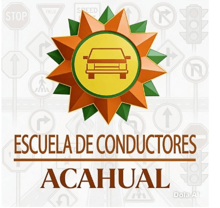 Logo Escuela de Conductores Acahual